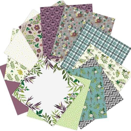 24 Pcs/Set Scrapbook Paper Pad Floral Scrapbooking Exquisite Cardstock Paper Pad DIY Decorative Paper Crafts For Scrapbooking