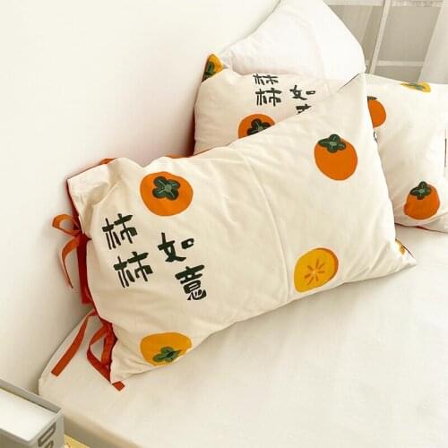 Pure cotton pillow case single piece cotton pillow case room decoration original design bedding pillow case