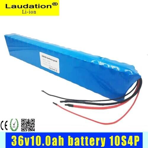 36 v Bateria 36V 10ah Electric Bicycle Battery Pack 18650 10S4P 500W High Power and Capacity for 42V Scooter Motorcycle with BMS