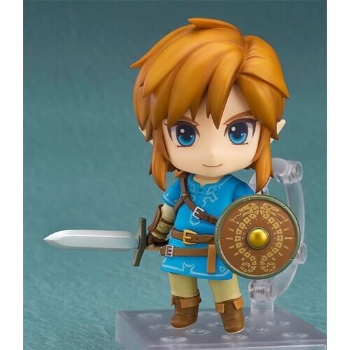 Zelda Anime Figure Link Figurine PVC Toys Dolls #733 Breath Of The Wild Figma Statue Model Changeable Juguetes Xmas Brinquedos