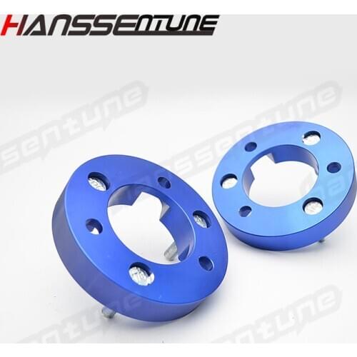 HANSSENTUNE 4WD Accesorios Lift Kit 32mm Aluminum Front Coil Strut Shock Spacer for D40 / NP300 05-15