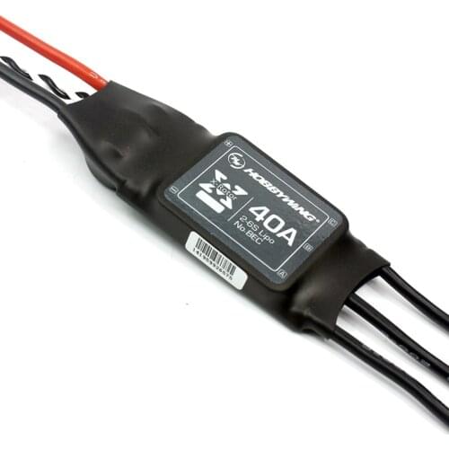 Hobbywing XRotor 2-6S Lipo 40A / 20A / 10A Brushless ESC No BEC High Refresh Rate for Multi-axle Aircraft Copters