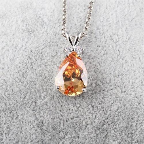 RONGQING 1pcs/lot High Quality AAA Zircon Micro Inlay Round Pendant Necklace for Bridesmaid Fashion Jewelry Gifts