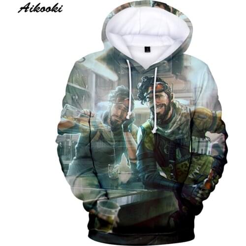 Hot sale 3D Apex Legends Hoodies Sweatshirt Men Women Harajuku Hooded Boy/Girls Autumn Polluver Hot Game Apex Legends Trucksuits