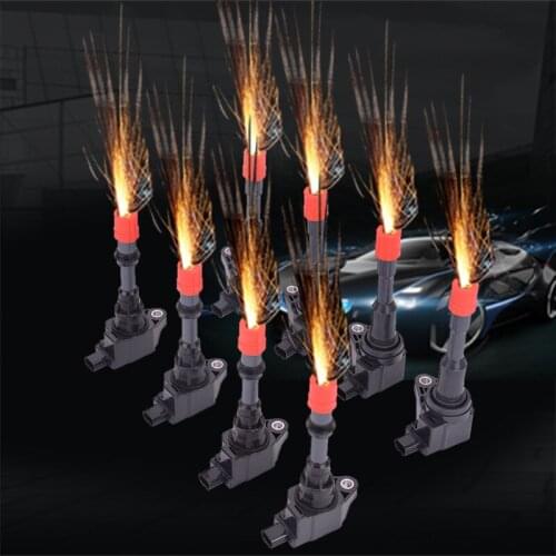 CAPQX 8PCS Ignition coil pack candle 30520-PWA-003 30521-PWA-003 For Civic 7 8 VII VIII JAZZ FIT 2 3 II III 1.2 1.3 1.4