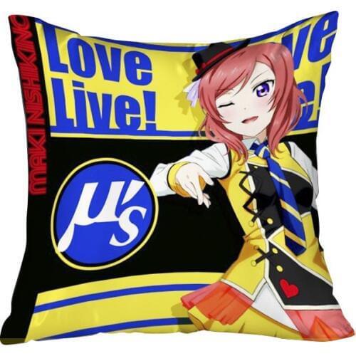 Hobby Express Maki Nishikino - Love Live Anime Dakimakura Square Pillow Cover GZF309