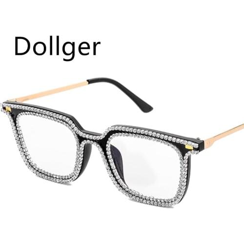 New trend square point diamond sunglasses leopard frame rhinestone fashion sunglasses street shot s1753