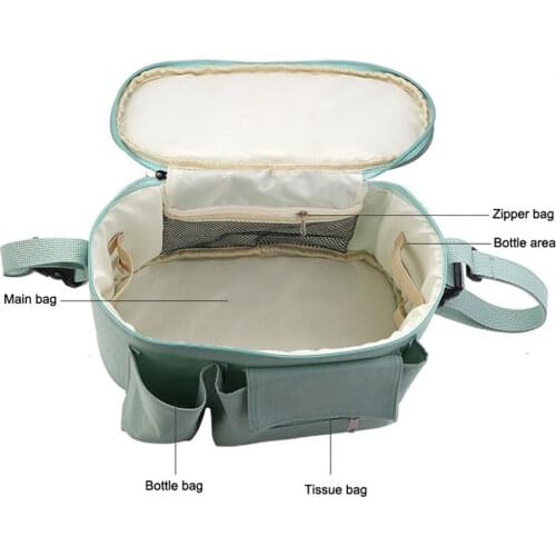 Baby Stroller Bag Large Capacity Diaper s Outdoor Travel Hanging Carriage Mommy Infant Care Organizer