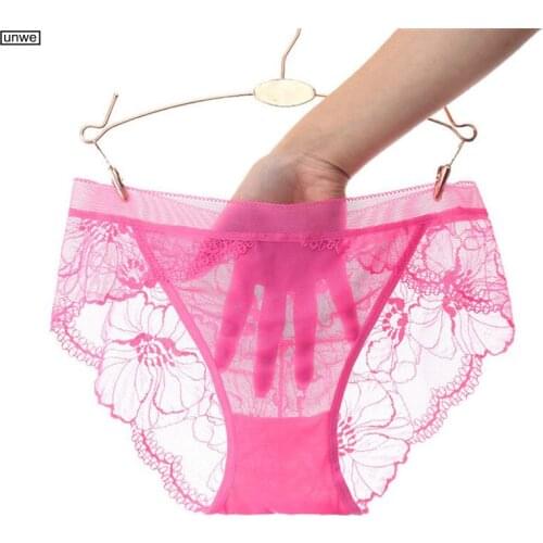 M-XL Women Briefs Lace Seamless Underwear Lift Hip Sexy Panties for Women Breathable Cotton Crotch