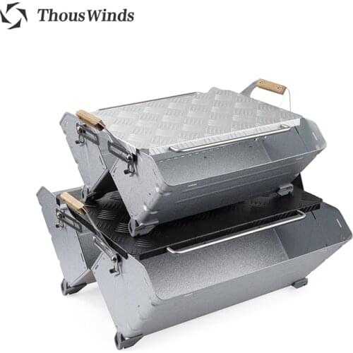 Thous Winds Snow Peak Shelf Cntainer Storage Box Aluminum Alloy Cover Table UG-025G/UG-055G Outdoor Camping Table