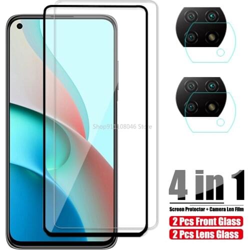 Protective Glass For Xiaomi Redmi Note 9T 9 Pro Max 9S Screen Protector Tempered On Xiomi Redmi 9C NFC 9A Camera Len Film Remi