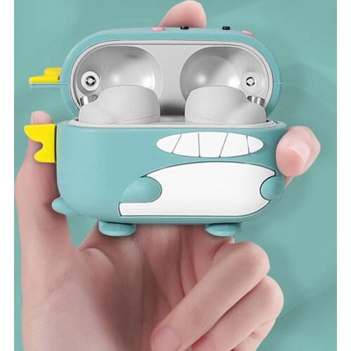 Bluetooth Headset Protective Cover Suitable For SONY WF-1000XM4 Small Dinosaur Cute Cartoon Silicone Soft Cover