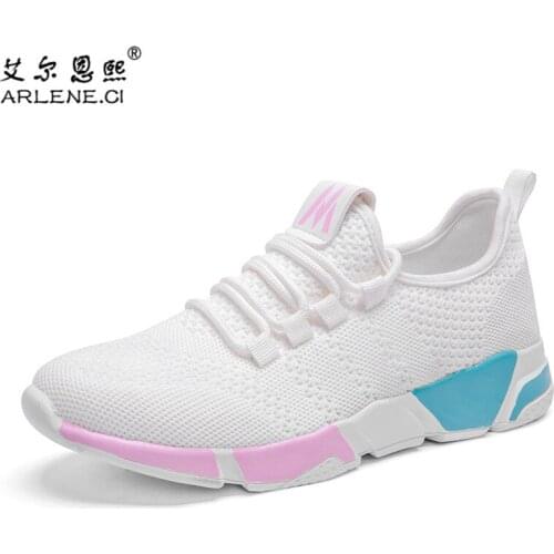 2021 Women Running Shoes Sneakers for Woman Breathable Athletic Shoes Ladies Air Mesh Sport Shoes Zapatillas Mujer Basket Femme