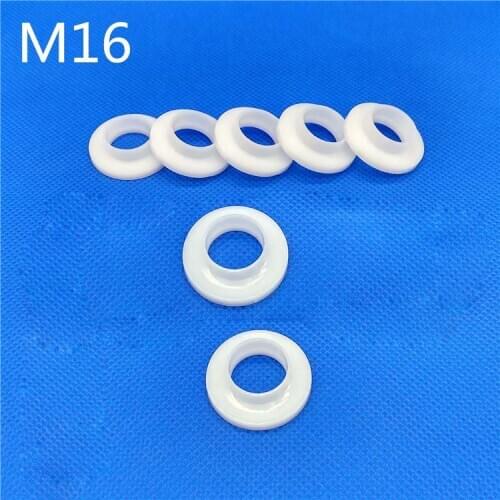 10pcs M16 nylon step washers gaskets double-layer gasket washer 16mm inside diameter transistor insulation cover sleeve