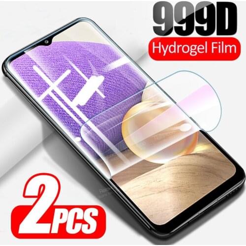 2pcs Full Curved Hydrogel Film For Samsung Galaxy A32 5G Sumsung A 32 A326B 6.5" Protective Screen Protector Not Tempered Glass