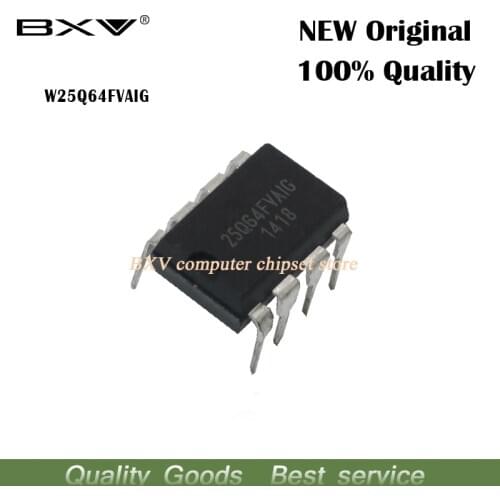 5PCS W25Q64FVAIG DIP W25Q64 DIP8 25Q64 DIP-8 25Q64FVAIG NEW IC