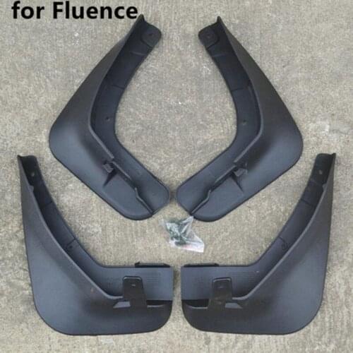 Car Styling for 2011-2019 Renault Fluence 2.0L Car accessories ABS plastic Mud Flaps Splash Guard fender