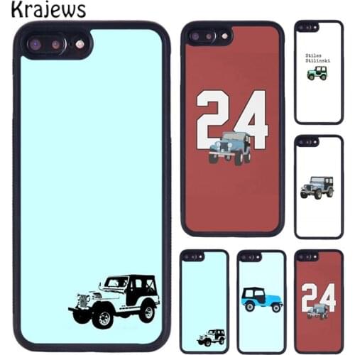 Krajews teen wolf stiles stilinski jeep Phone Case For iPhone 5 6S 7 8 plus 11 12 Pro X XR XS Max Samsung Galaxy S6 S7 S8 S9 S10