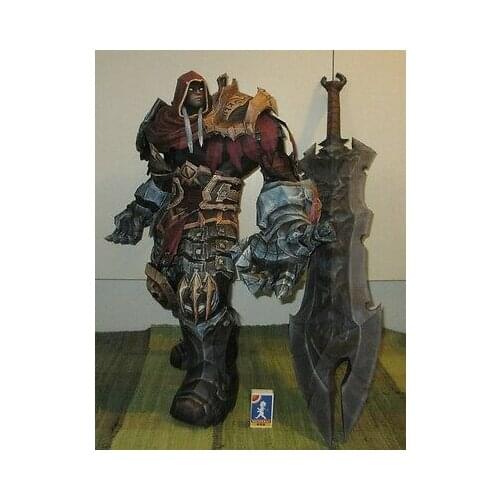 Darksiders Horseman of Apocalypse War with Chaoseater Paper Model Kit Handmade Toy Puzzles