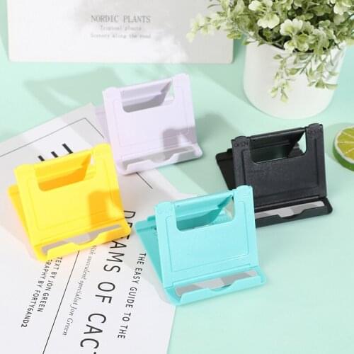 Phone Holder Desk Stand For Your Mobile Phone Tripod For IPhone Xsmax Huawei P30 Xiaomi Mi 9 Plastic Foldable Desk Holder Stand