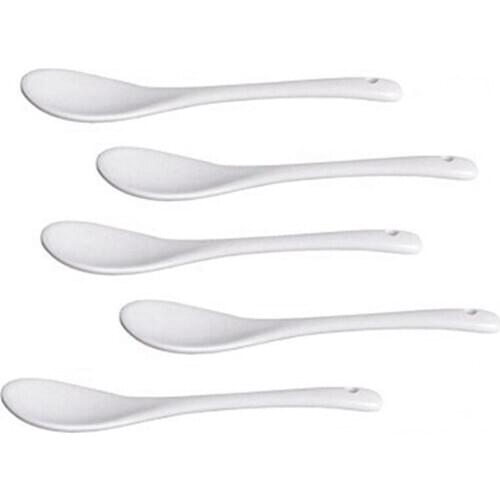 Quality Set of 5 Ceramic Spoon Teaspoon Spoon Jam Honey