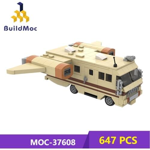 MOC Space Saturn 37608 Spaceballs Eagle-5 Rocket Building Blocks City Center Atellite Bricks set Children Toys Gift
