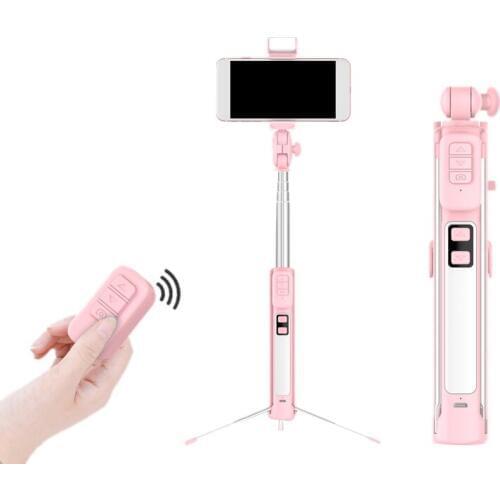 Mobile Phone A18 Bluetooth Self-Timer Multi-Function Self-Timer Integrated Tripod with Supplementary Light Beauty Self-Timer Rod