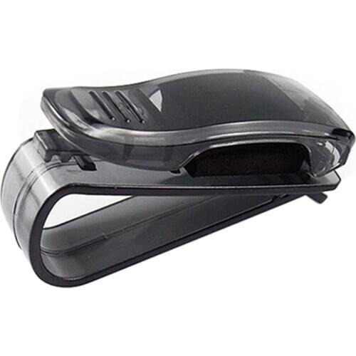 Fashion Black Auto Car Vehicle Visor Glasses Sunglasses Ticket Card Holder Clip Pen Case Clip Box Universal Accessories