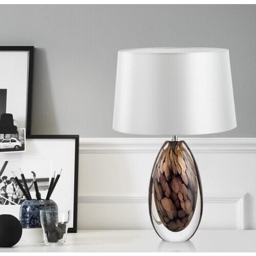 Nordic led glass ball table lamp lampe de bureau ceramic bedside lamps luminaria de mesa lampada da tavolo dining room