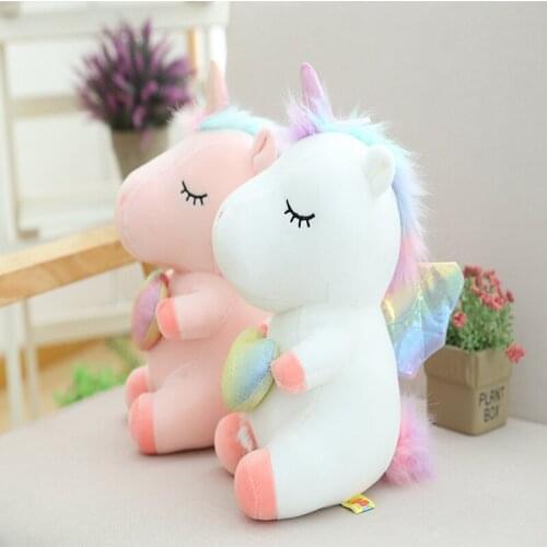 New Soft And Cute Unicorn Toy Plush Toy Animal Horse Children’s Doll Birthday Gift 25CM