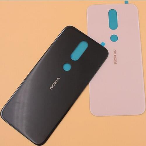 100% NEW Back Battery Cover For Nokia 4.2 Rear Door Panel Housing Case Repair Replacement Parts For nokia 4.2 TA-157 With Logo