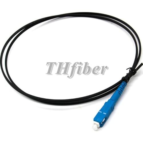 Single pigtail SC 1M single core single mode Introducing fiber optic cable for tail end welding 20pcs/bag