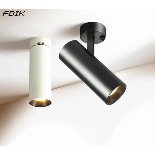 Surface Mounted COB LED Downlights Foldable 360° Rotatable LED Ceiling Spot lights 10W15W20W LED Lamps Background Lighting