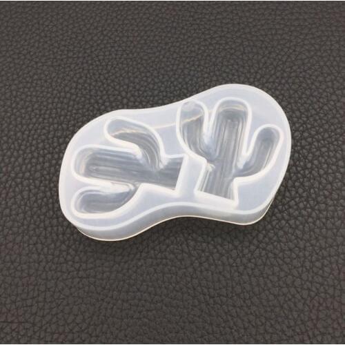 Silicone Mold DIY Jewelry Making Cactus Pendant Cake Decoration Fondant Epoxy Resin Molds Crystal Handmade Tools Creative Gifts