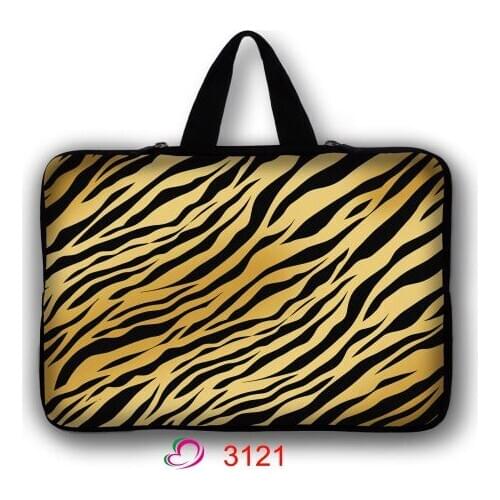Tiger Stripes Laptop Handbag Sleeve Case Protective Bag Notebook Carrying Bags 13 14 15 15.6 For Macbook Air Pro ASUS Acer Dell