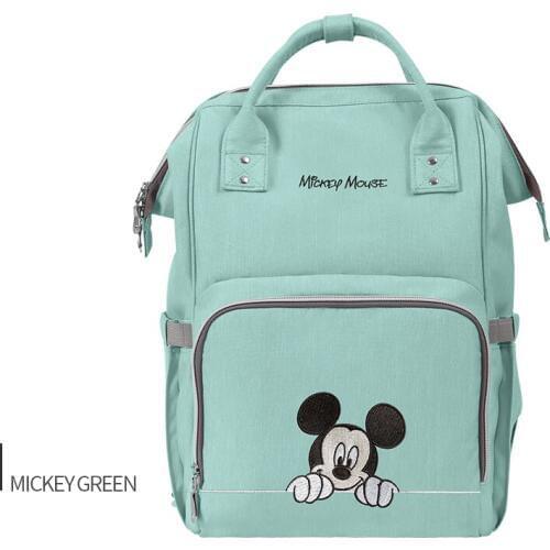 Disney Large Capacity Bolsa Maternidade Baby Nappy Bag Stroller Diaper Bag Baby Care Diaper Bags Backpack Travel Backpack