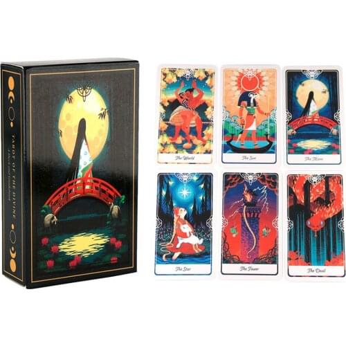 Gorgeously Tarot Cards Sublimation Of The Spiritual Journey Table Game English Divination Tarot ​Family Party Playing Cards