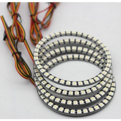 Revolving Dynamic Cotton LED Sequential Flowing RGBW Angel Eyes Bluetooth Wireless Control 80mm 90mm 100mm 106mm 120mm 160mm