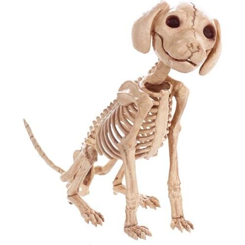 High Qualtity Skeleton Dog Puppy Skeleton Animal Bones for Horror Halloween Party Home Decor Decoration Accessories Decoration