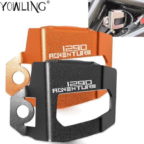 For 1290 SUPER ADVENTURE R/S/T Motorcycle Rear Brake Pump Fluid Tank Reservoir Guard Protector Cover OIL CUP 1290 Adventure