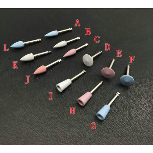 Dental Silicone Grinding Heads Teeth Polisher for Low-speed Machine Polishing Dental Tool Composite Polishing