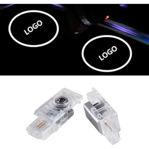 2pcs LED Car Door Welcome Logo Light For Cadillac SRX 2011 ATS 2013 XTS 2013 CT6 2016-2017 XT5 2017 LED Projector Laser Lamp