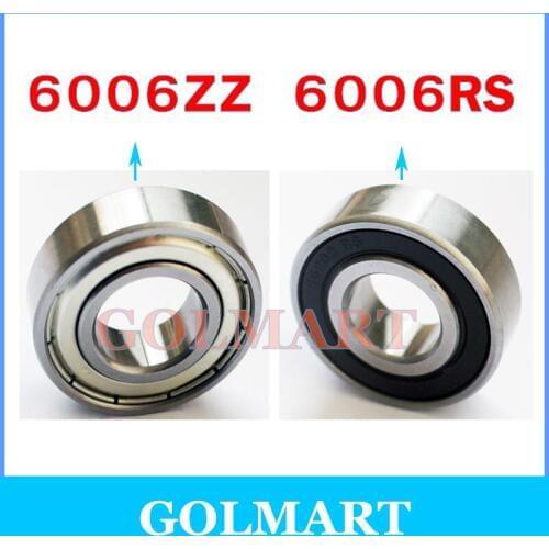 3pcs/lot 30x55x13 mm 6006ZZ 6006RS chrome steel bearing 6006 deep groove ball bearing