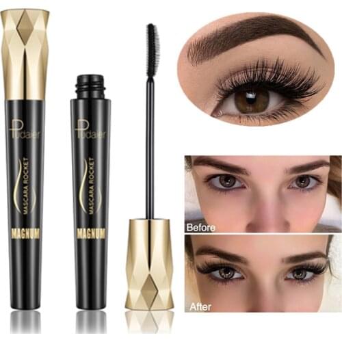 4D Silk Fiber Lash Mascara Curling Volume Express Eyelashes Waterproof Liquid Rimel 3d Fiber Lash Extension Mascara Cosmetic