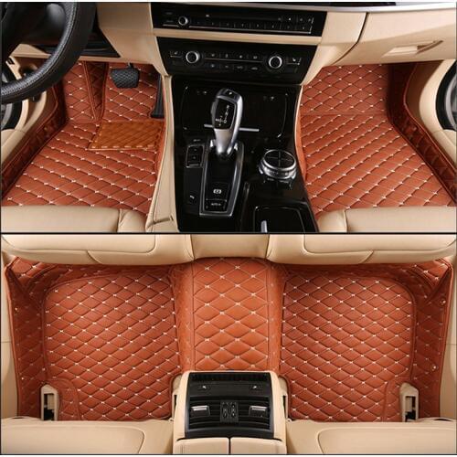 No Odor Full Covered Durable Waterproof Non Slip Carpet Special Car Floor Mats for Luxgen 5 Master-CEO Large 7 MPV U5 SUV U6 SUV