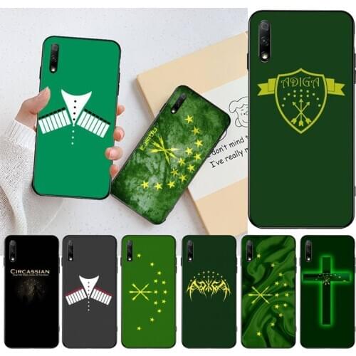 Adygea Circassian Flag Phone Case for Huawei Honor 30 20 10 9 8 8x 8c v30 Lite view pro
