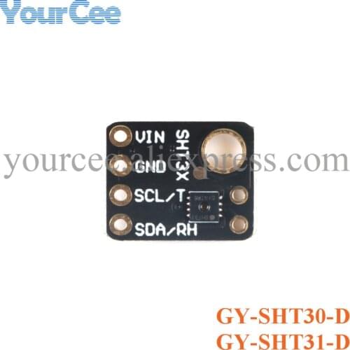 SHT30 SHT31 Digital Output Temperature and Humidity Sensor Module Microcontroller IIC I2C GY-SHT30-D GY-SHT31-D For Arduino