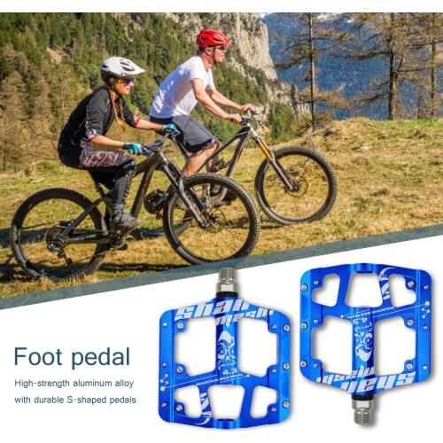 Color Bicycle Pedals Cycling Bmx MTB Pedals Clip Aluminum Alloy Non-slip 3 Bearings Pedales Anti-slip Flat Pedal Bike Accessory