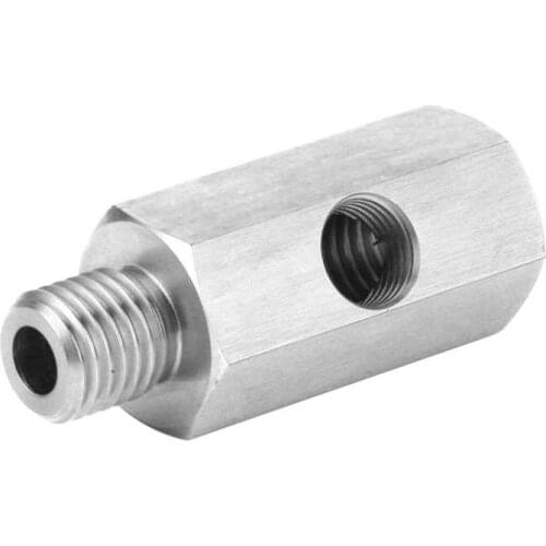 Gas filters for cars oil catch filter Male to Female 1/8in to M12X1.5 Adapter Oil Pressure Sensor Supply Feed Line Gauge