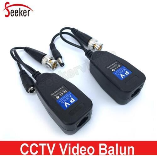 HD DC Passive Coaxial Cat5 BNC Connector Twisted Accessories Transceiver BNC UTP CCTV Video Balun for HD AHD TVI CVI CVBS Camera